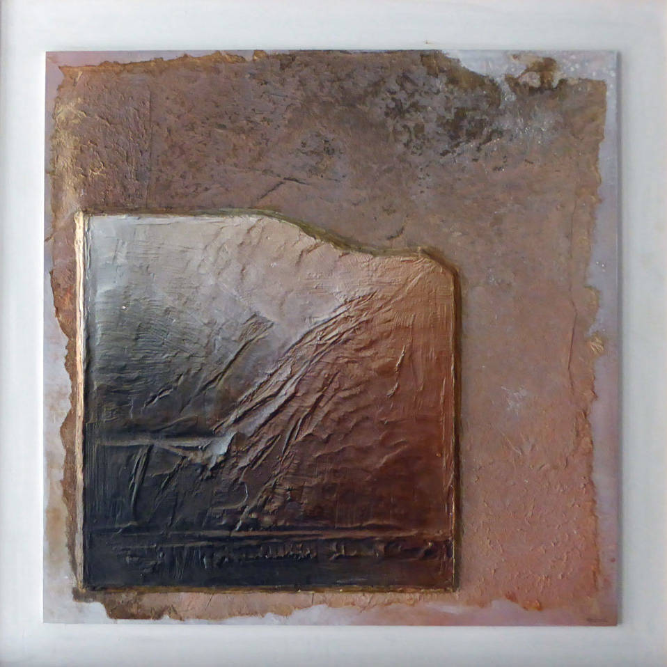 Herculanum - 50x50 cm - tech - Alain Rebord - Peintre