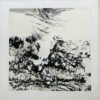 Pampa - encre sur papier marouflé - 40x40 cm - Alain Rebord - Peintre