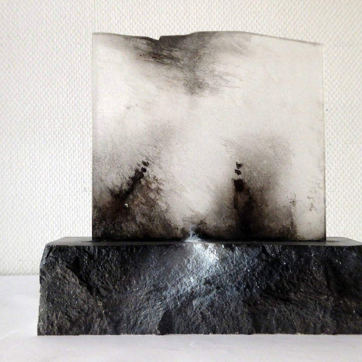 Translucide sur pierre de taille - Alain Rebord